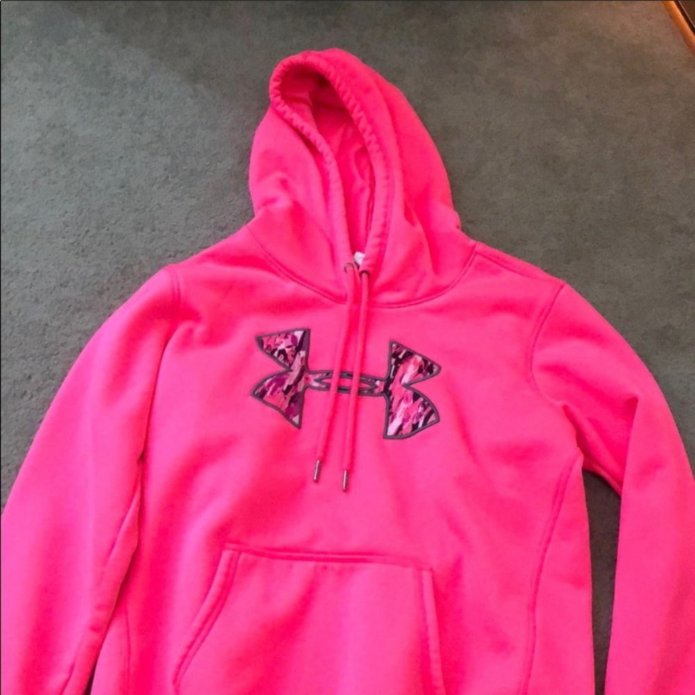 Pink Women’s Under Armor hoodie